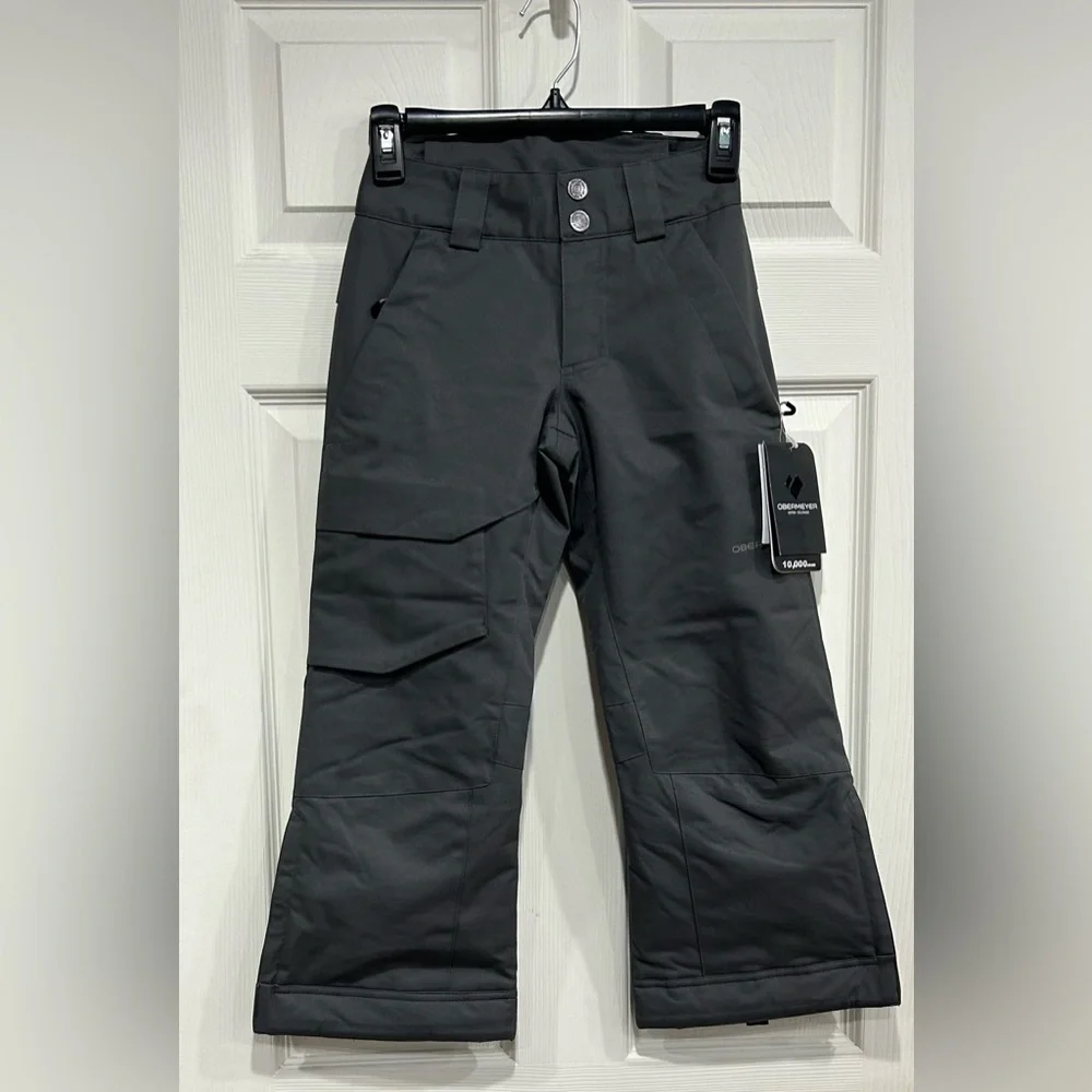 Obermeyer Boys Size Teen XS 9 Brisk Snow Pants Grey NWT Ski Snowboard